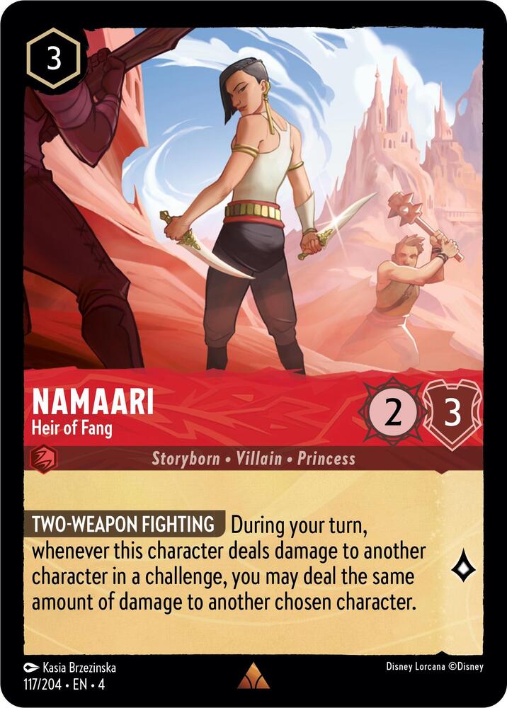 Namaari Heir of Fang 117/204 (Ursula's Return) 