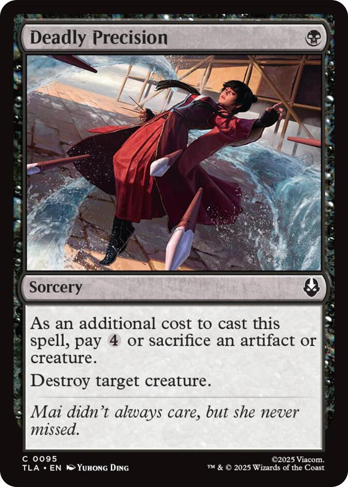 Deadly Precision 95/286 (Avatar: The Last Airbender)  - Foil