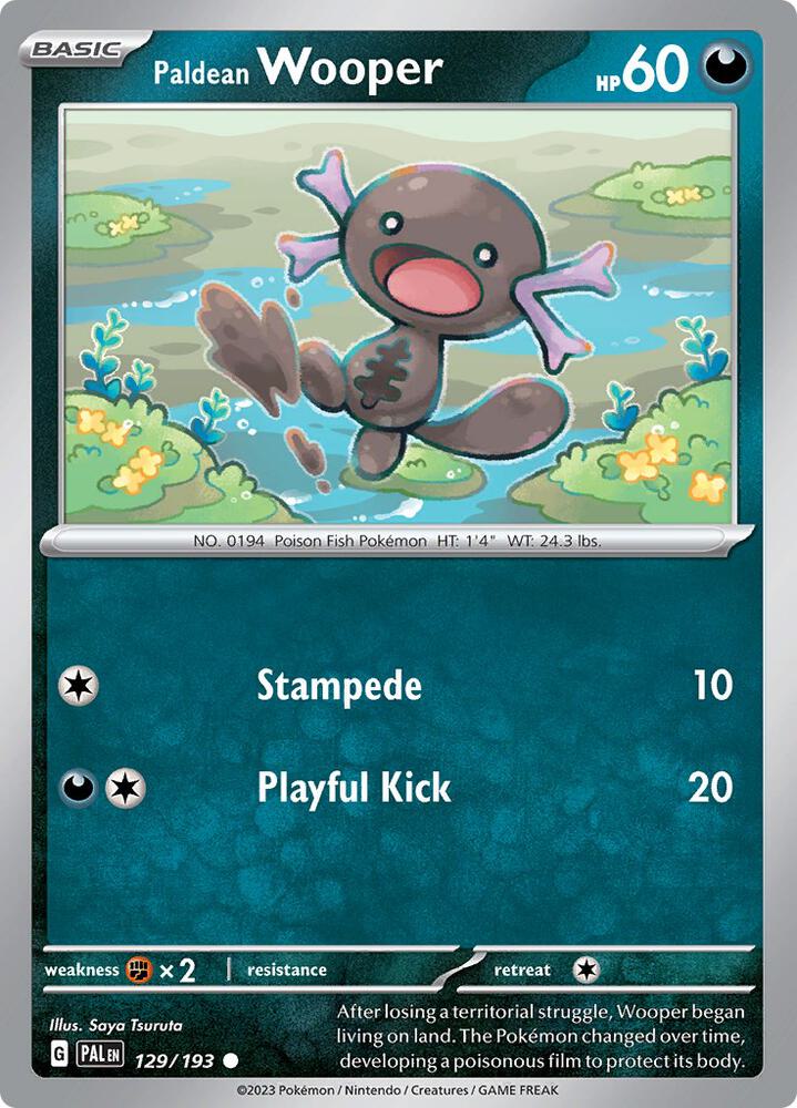 Paldean Wooper 129/193 (SV02: Paldea Evolved) 