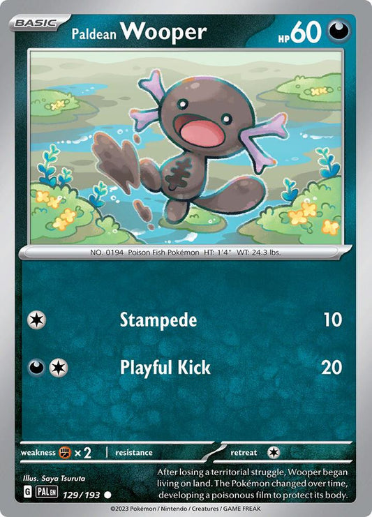 Paldean Wooper 129/193 (SV02: Paldea Evolved) 