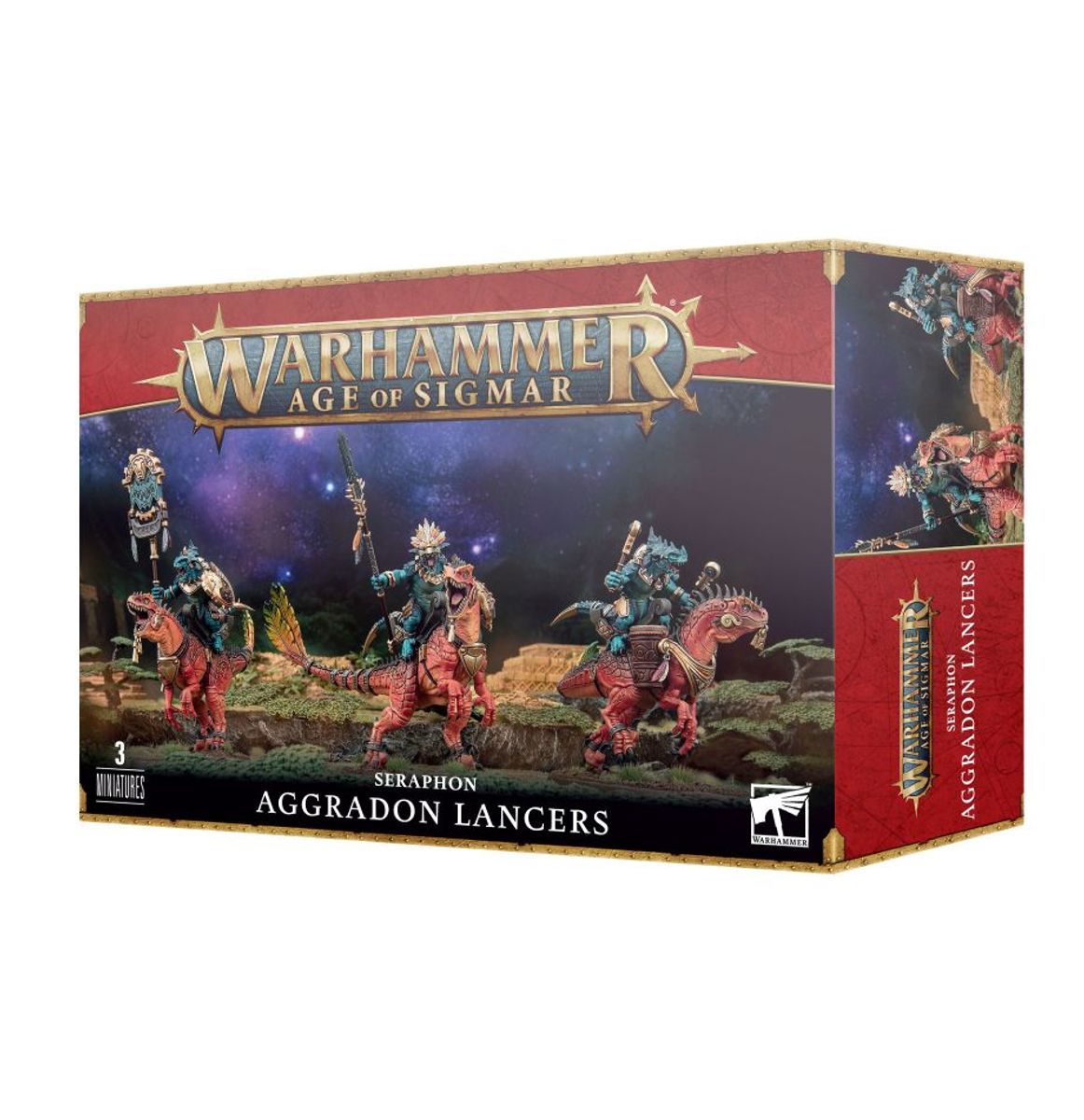 Warhammer Age of Sigmar Seraphon  Aggradon Lancers