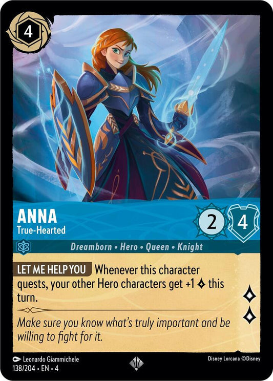 Anna, True Hearted 138/204 (Ursula's Return)  - Cold Foil