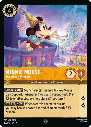 Minnie Mouse, Sweetheart Princess 5/204 (Fabled) 