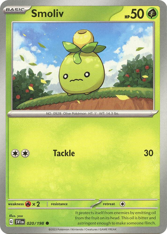 Smoliv 020/198 (SV01: Scarlet & Violet Base Set) 