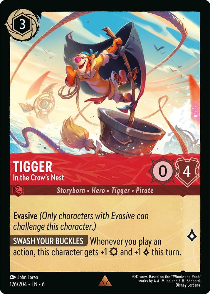 Tigger, In the Crow's Nest 126/204 (Azurite Sea)  - Cold Foil