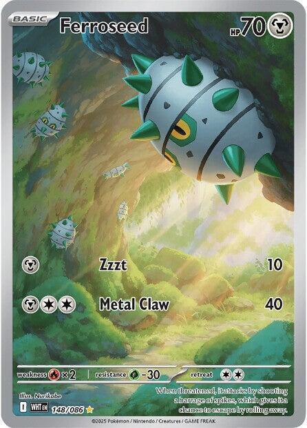 Ferroseed 148/086 148/086 (SV: White Flare)  - Holofoil