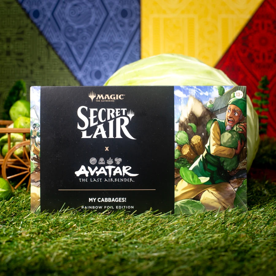 MTG Secret Lair x Avatar - My Cabbages! Rainbow Foil Edition