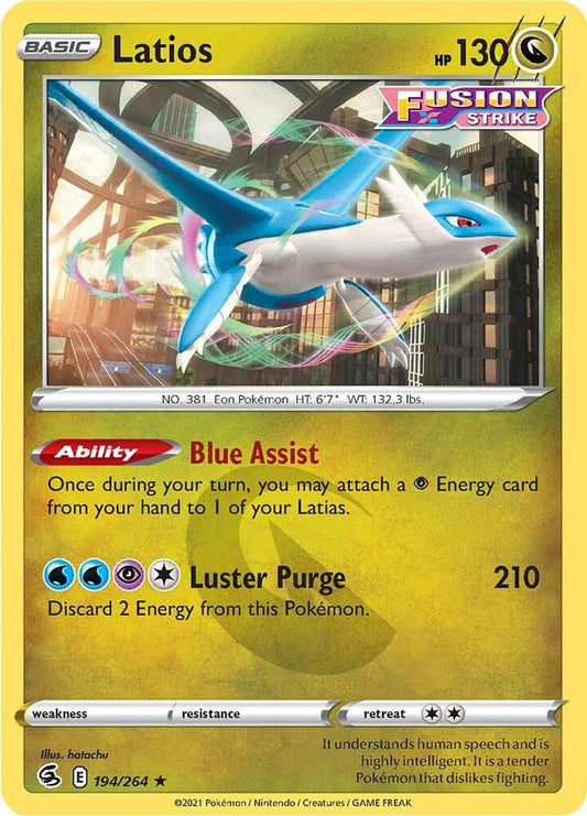 Latios 194/264 (SWSH08: Fusion Strike) 