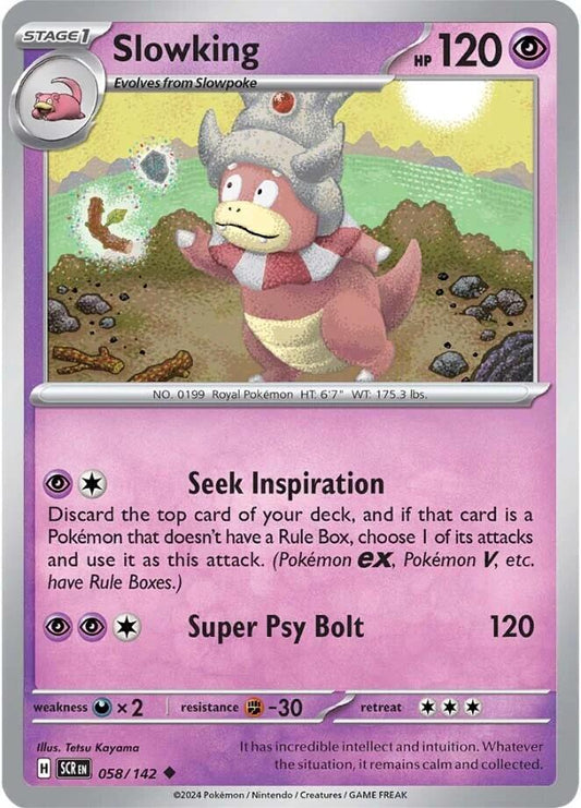 Slowking 058/142 (SV07: Stellar Crown) 
