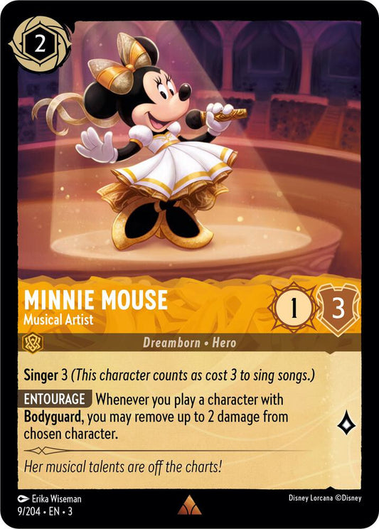 Minnie Mouse, Musical Artist 9/204 (Into the Inklands)  - Cold Foil