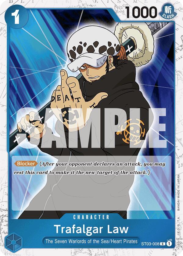 Trafalgar Law ST03-008 (Premium Booster -The Best-)  - Jolly Roger Foil