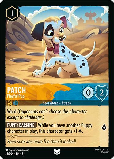 Patch Playful Pup 25/204 (Reign of Jafar) 