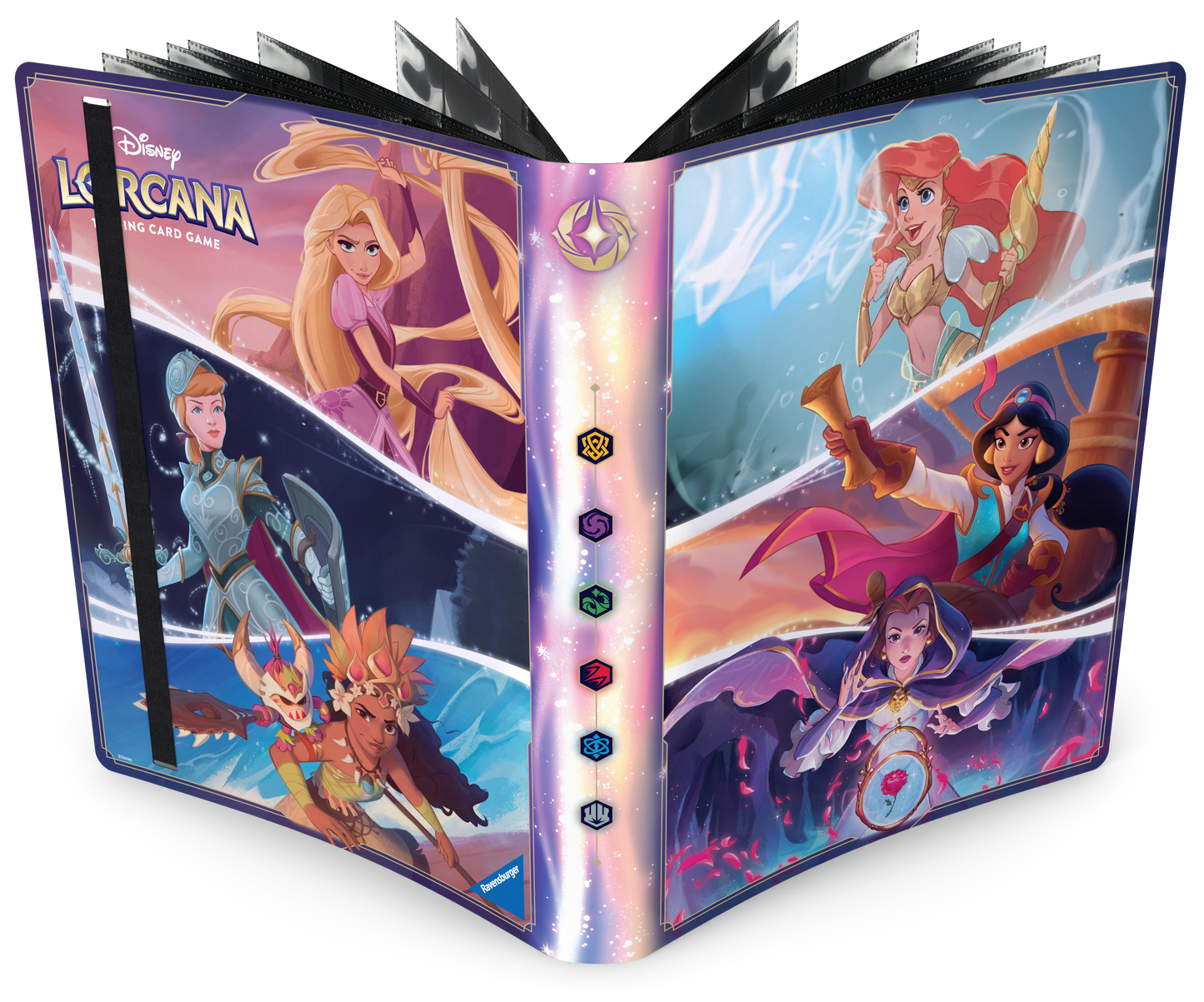 Disney Lorcana Lorebook Card Portfolio - Powerful Princesses
