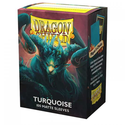 Dragon Shield Matte Sleeves - Turquoise