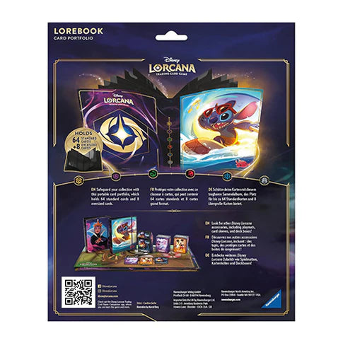 Disney Lorcana Lorebook Stitch Card Portfolio