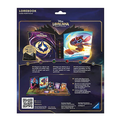 Disney Lorcana Lorebook Stitch Card Portfolio