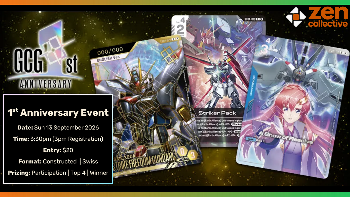 Gundam - 1st Anniversary Event (Sun) - 13 September 2026