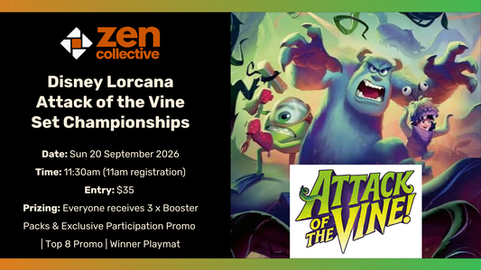 Lorcana Attack of the Vine Set Champs (Sun) - 20 September 2026