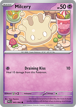 Milcery 043/094 - ME02 Phantasmal Flames - Common