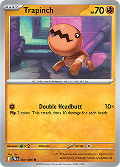 Trapinch 051/094 - ME02 Phantasmal Flames - Common