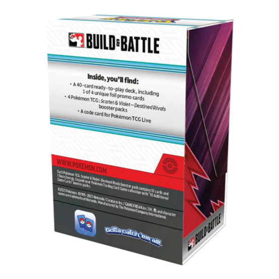 Pokemon Destined Rivals Build and Battle Kits