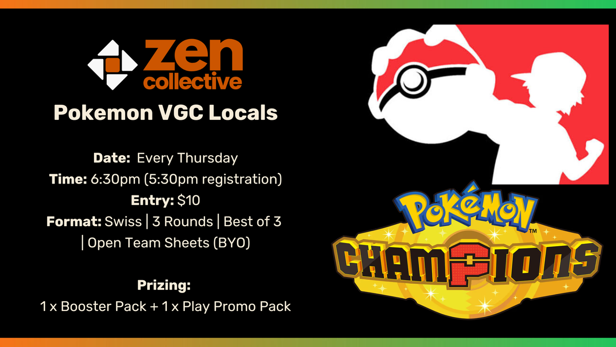 Pokemon VGC Locals (Thu) - 24 September 2026