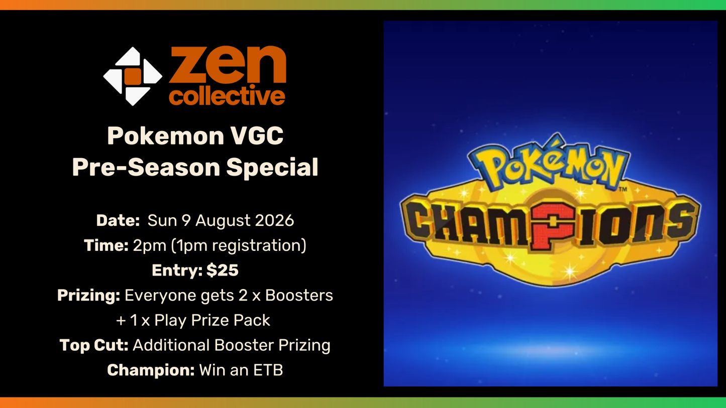 Pokémon VGC - Pre-Season Special (Sun) - 9 August 2026
