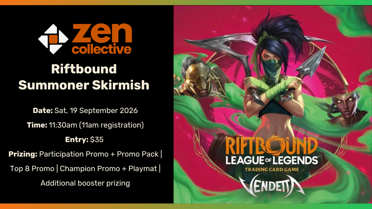 Riftbound Summoner Skirmish (Sat) - 19 September 2026