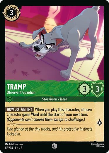 Tramp, Observant Guardian 87/204 (Reign of Jafar) 