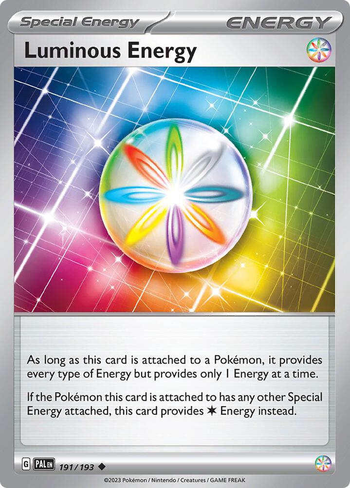 Luminous Energy 191/193 (SV02: Paldea Evolved) 