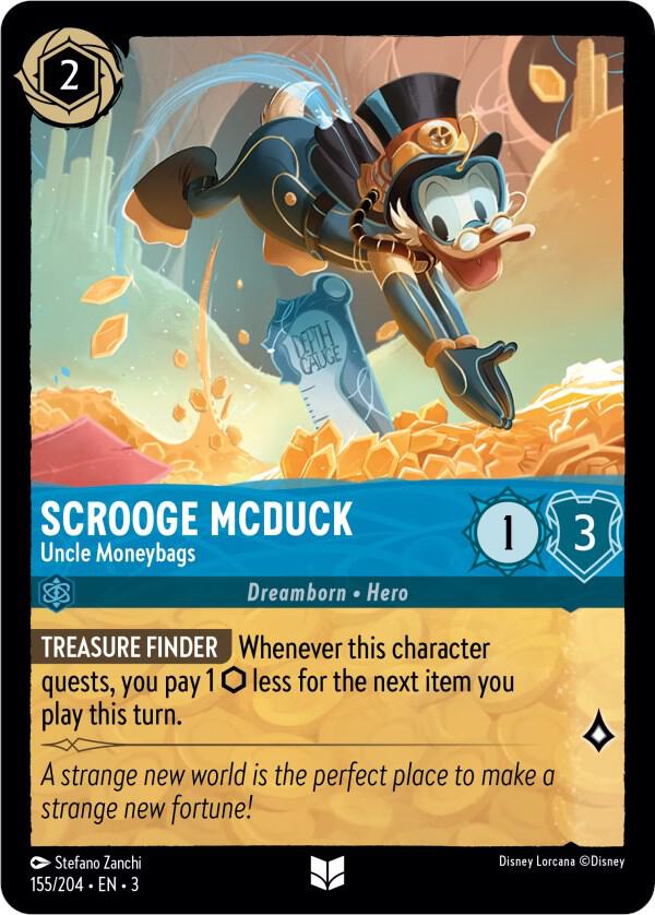 Scrooge McDuck Uncle Moneybags 155/204 (Into the Inklands) 
