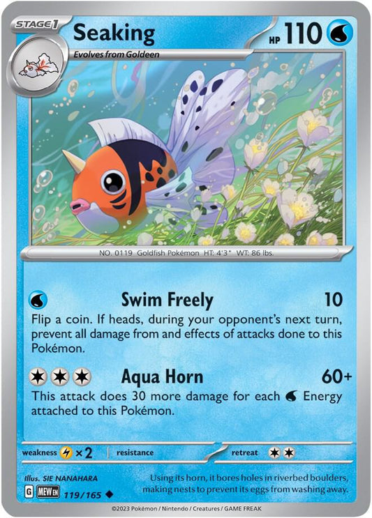 Seaking 119/165 (SV: Scarlet & Violet 151) 