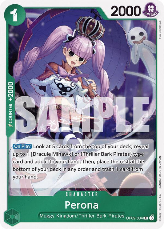 Perona OP09-034 (Emperors in the New World)  - Foil