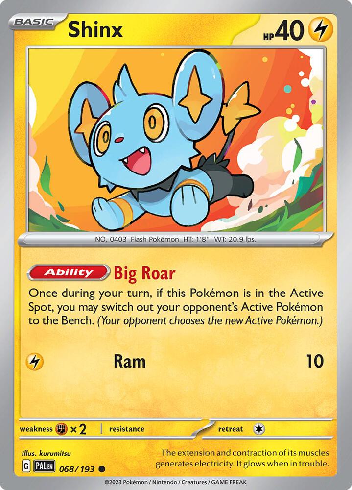 Shinx 068/193 (SV02: Paldea Evolved) 