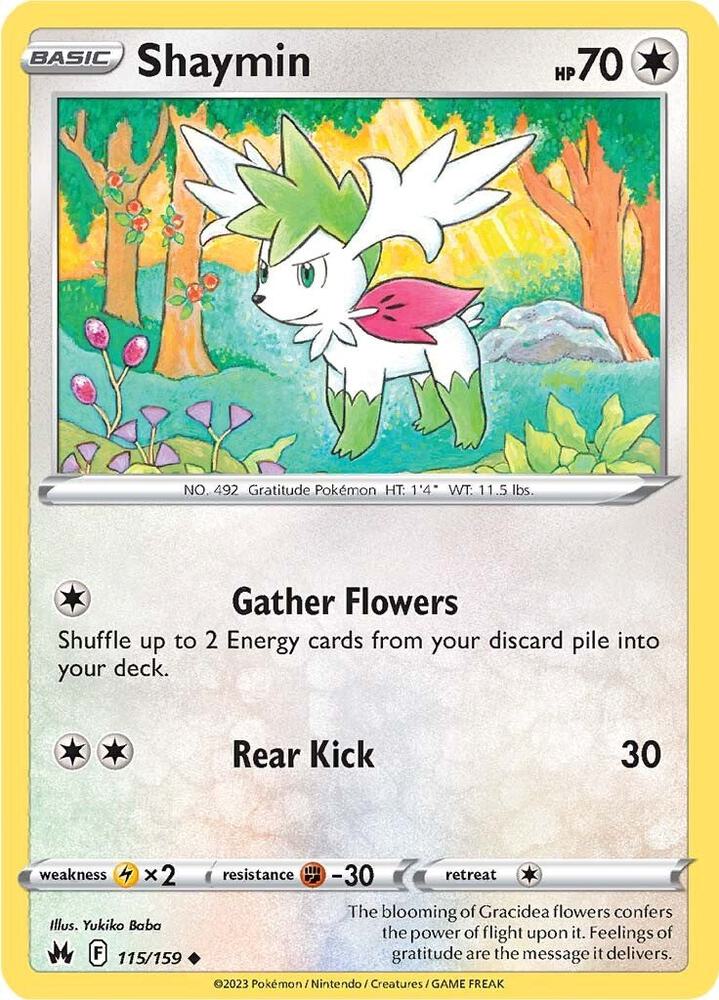 Shaymin 115/159 (Crown Zenith) 