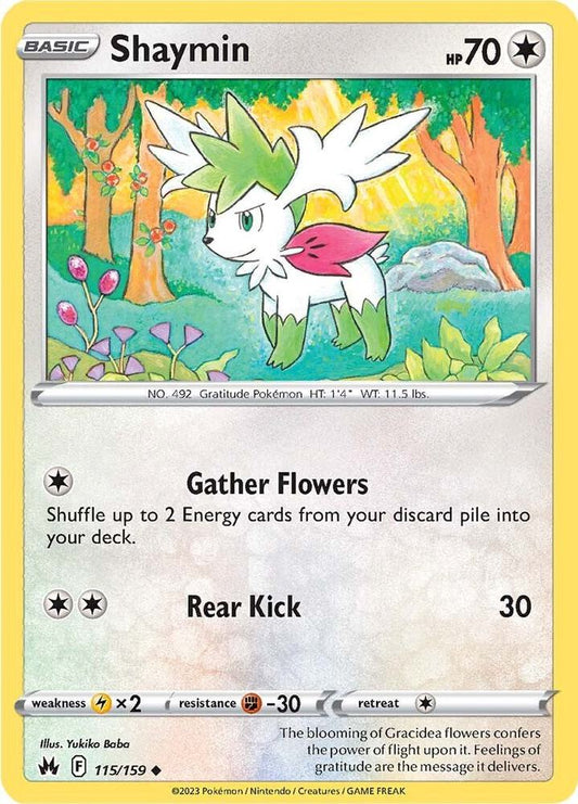 Shaymin 115/159 (Crown Zenith) 