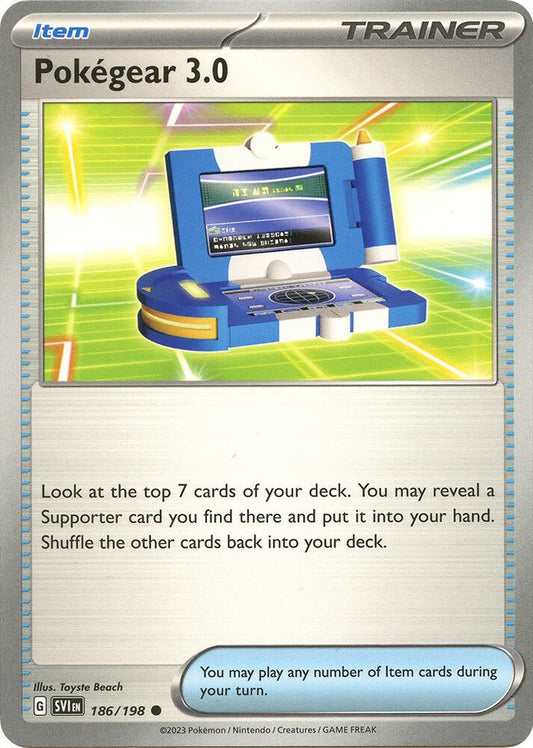 Pokegear 3.0 186/198 (SV01: Scarlet & Violet Base Set) 
