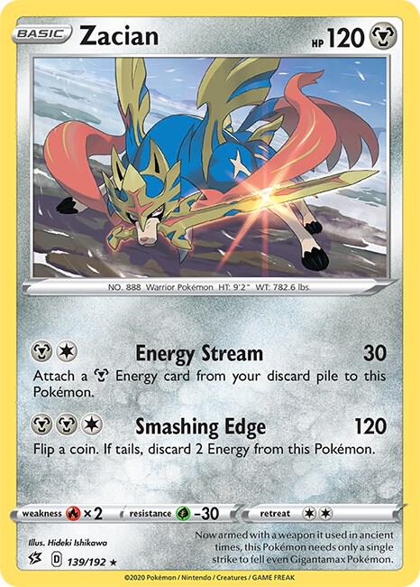 Zacian 139/192 (SWSH02: Rebel Clash) 