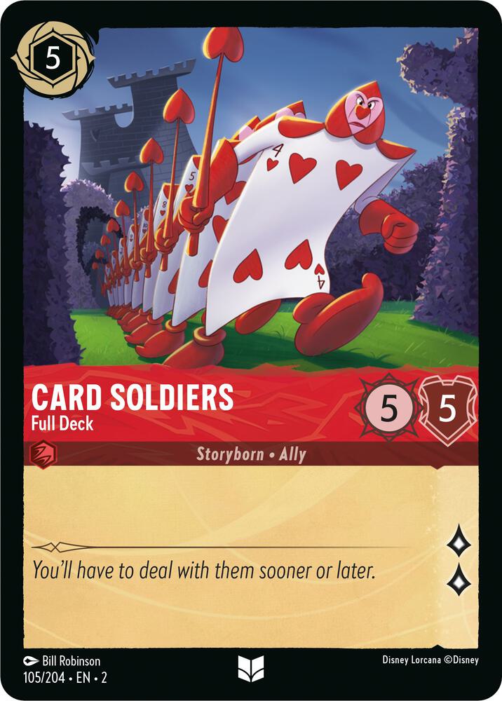 Card Soldiers, Full Deck 105/204 (Rise of the Floodborn) 