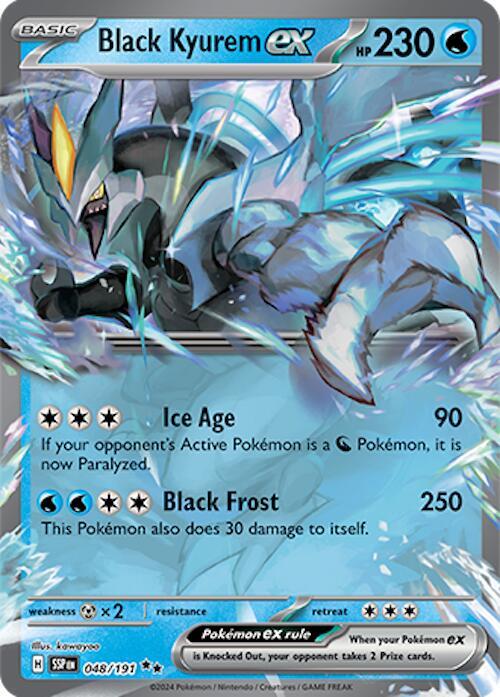 Black Kyurem ex 048/191 (SV08: Surging Sparks)  - Holofoil