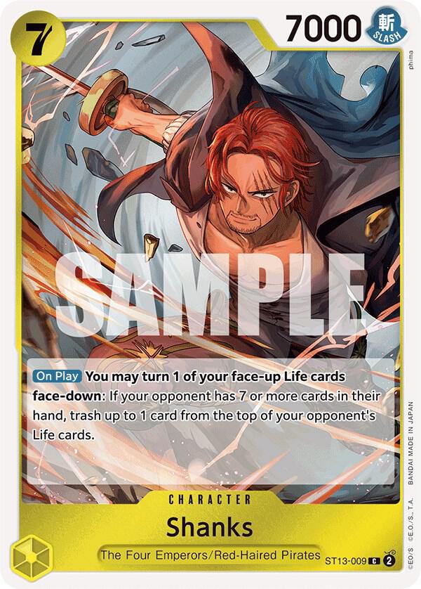 Shanks ST13-009 (Ultra Deck: The Three Brothers)  - Foil