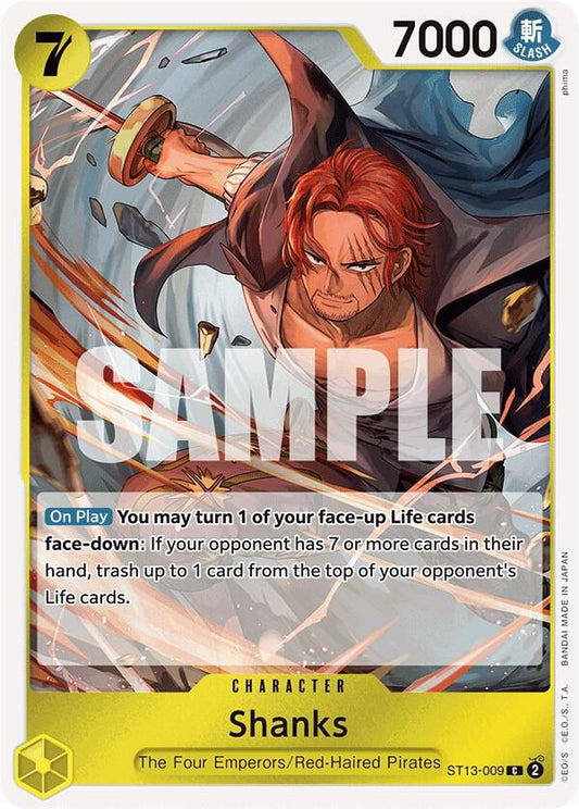 Shanks ST13-009 (Ultra Deck: The Three Brothers)  - Foil