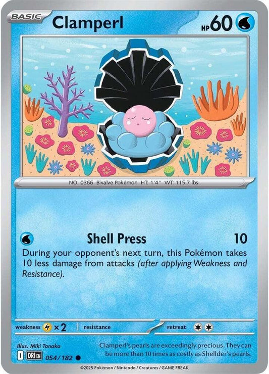Clamperl 054/182 (SV10: Destined Rivals) 