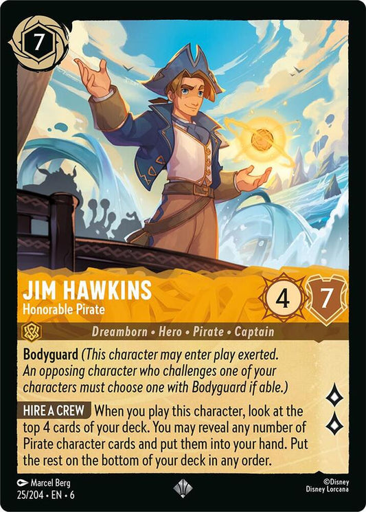 Jim Hawkins, Honorable Pirate 25/204 (Azurite Sea)  - Cold Foil