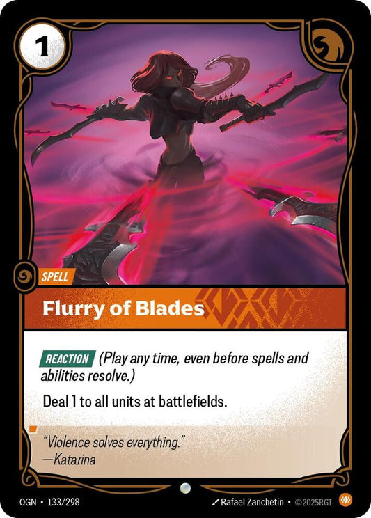 Flurry of Blades 133/298 (Origins) 