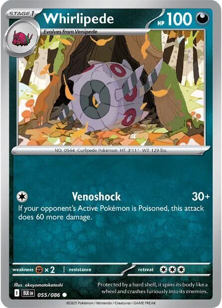 Whirlipede 055/086 (SV: Black Bolt) 