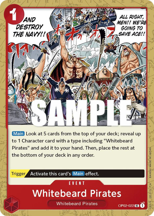 Whitebeard Pirates OP02-022 (Paramount War) 