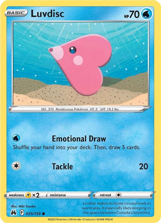 Luvdisc 035/159 (Crown Zenith) 