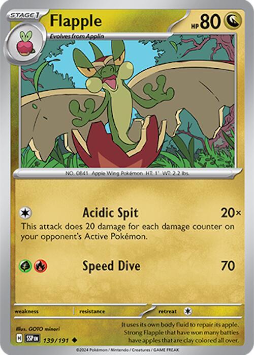 Flapple 139/191 (SV08: Surging Sparks) 