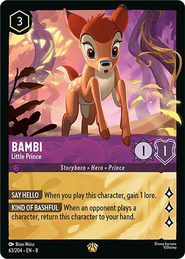 Bambi, Little Prince 63/204 (Reign of Jafar) 